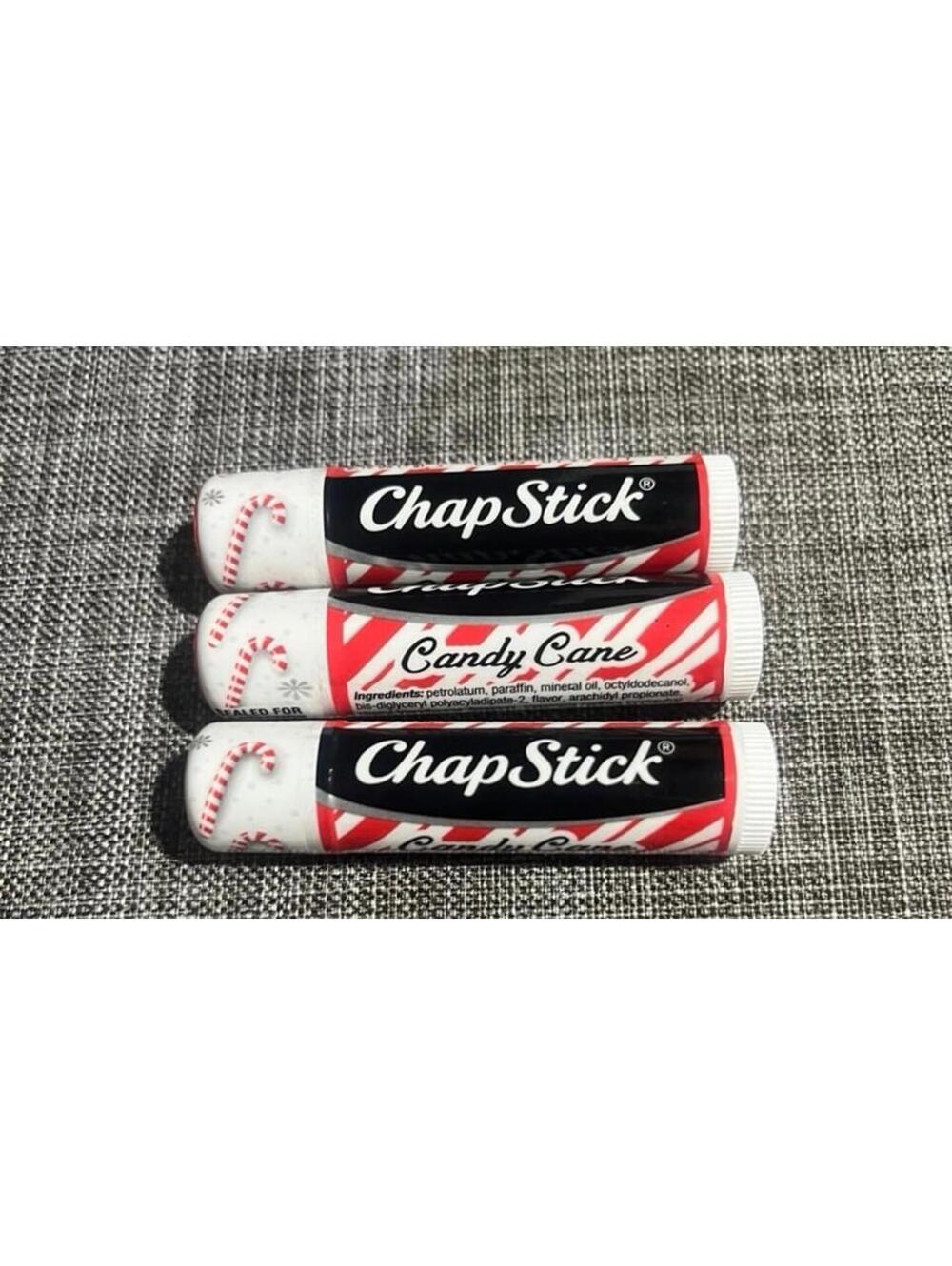 Set of 3 ChapStick lip balms: Candy Cane - Picture 2 of 2